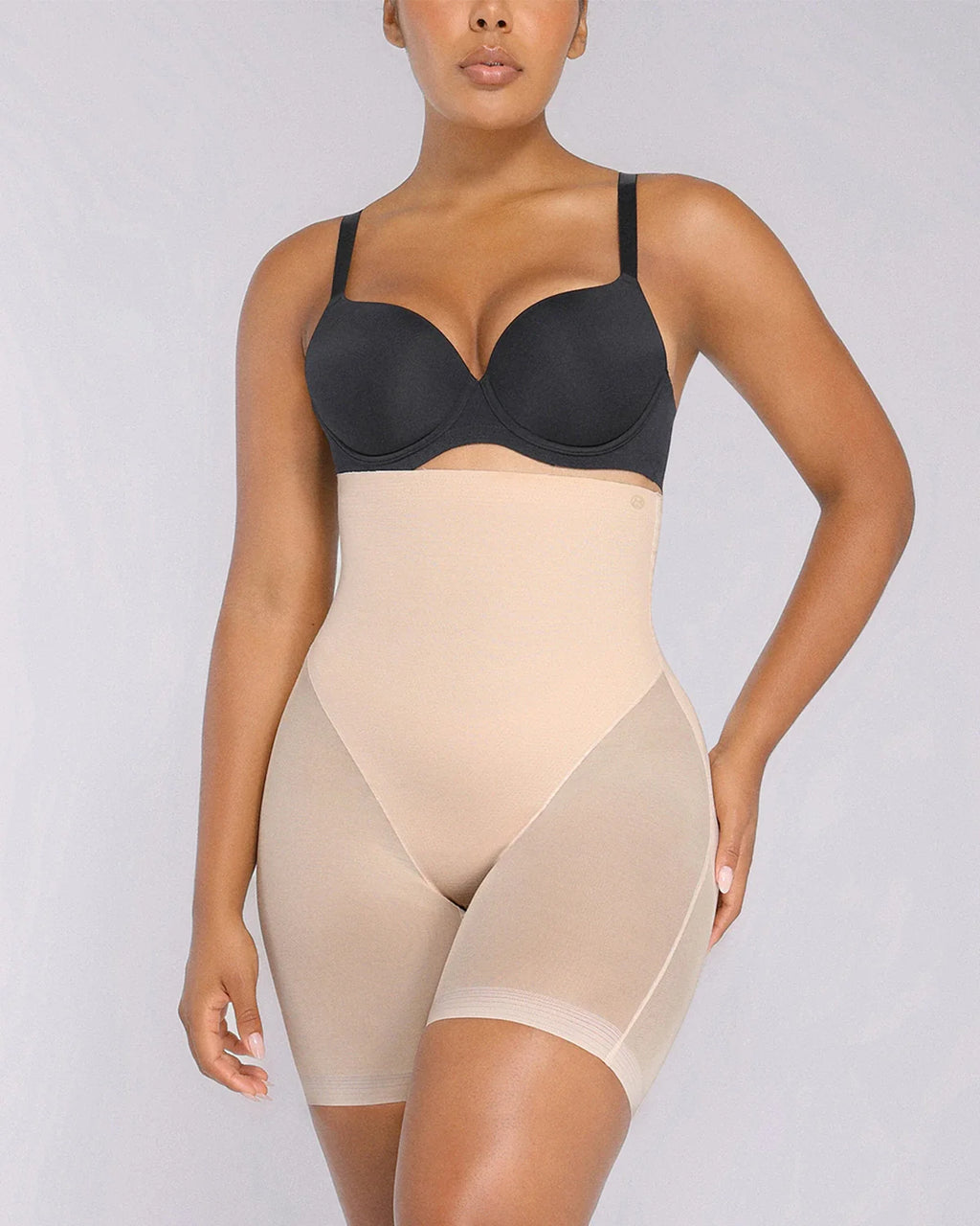 BOOT-YEAH™ MeshSmooth™ High-Waisted Mid Thigh Short