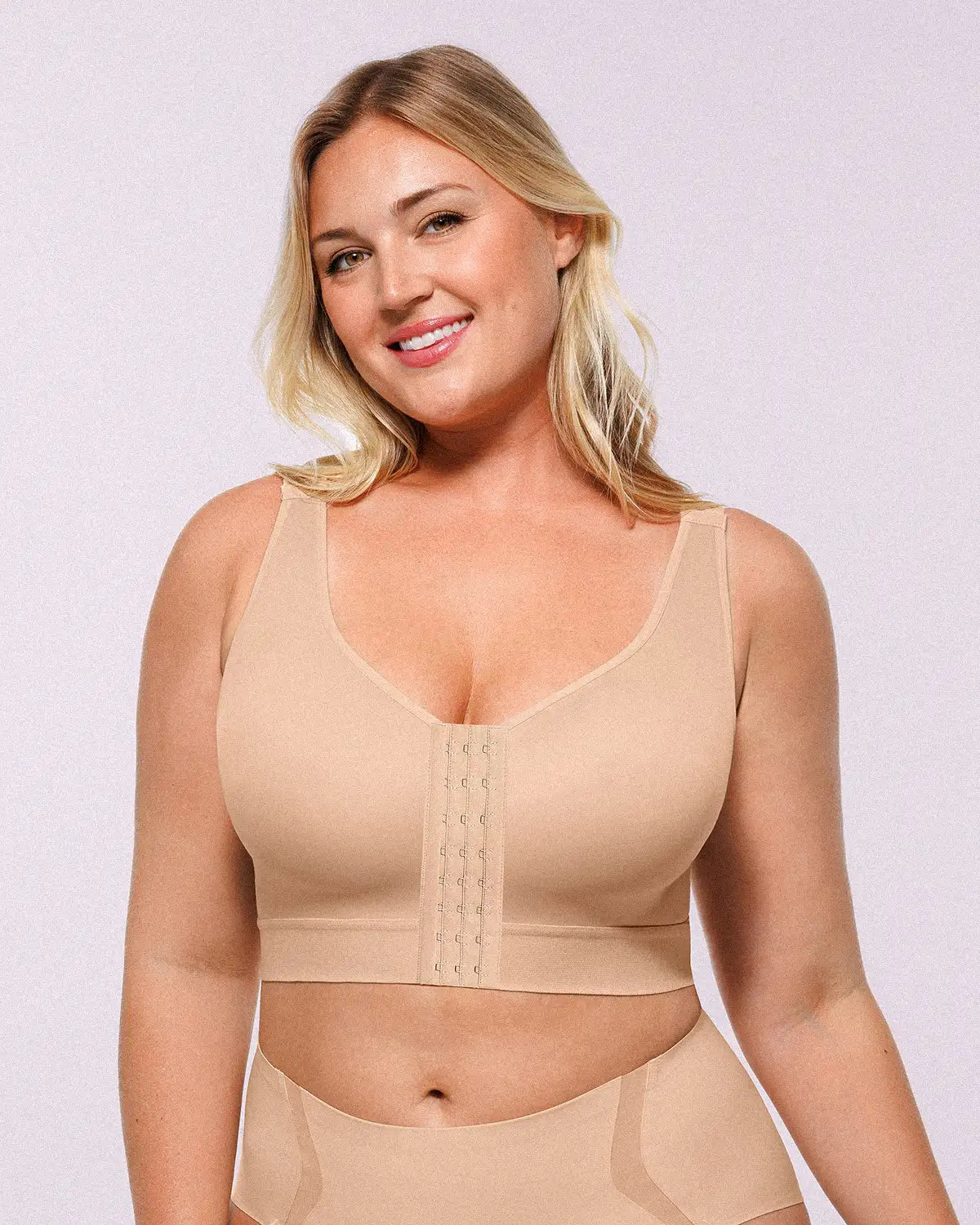 Bare Essentials™ AirSlim® Unlined Wireless Front-Closure Bra