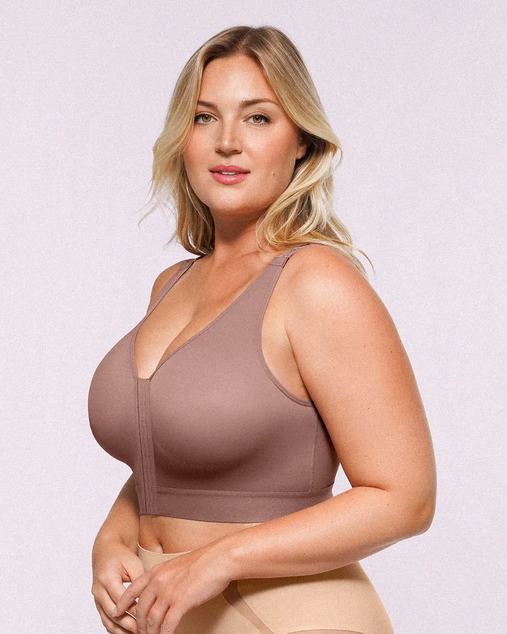 Bare Essentials™ AirSlim® Unlined Wireless Front-Closure Bra