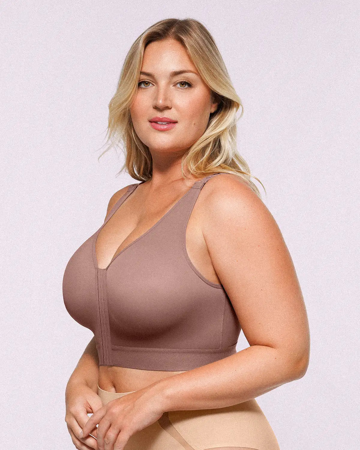 Bare Essentials™ AirSlim® Unlined Wireless Front-Closure Bra