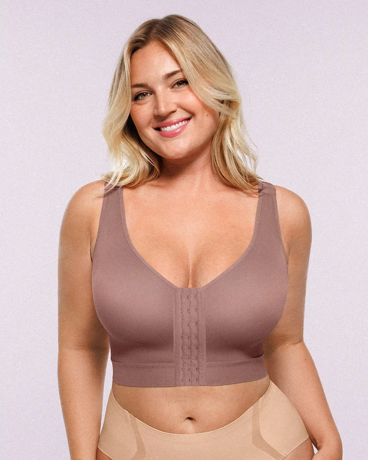 Bare Essentials™ AirSlim® Unlined Wireless Front-Closure Bra