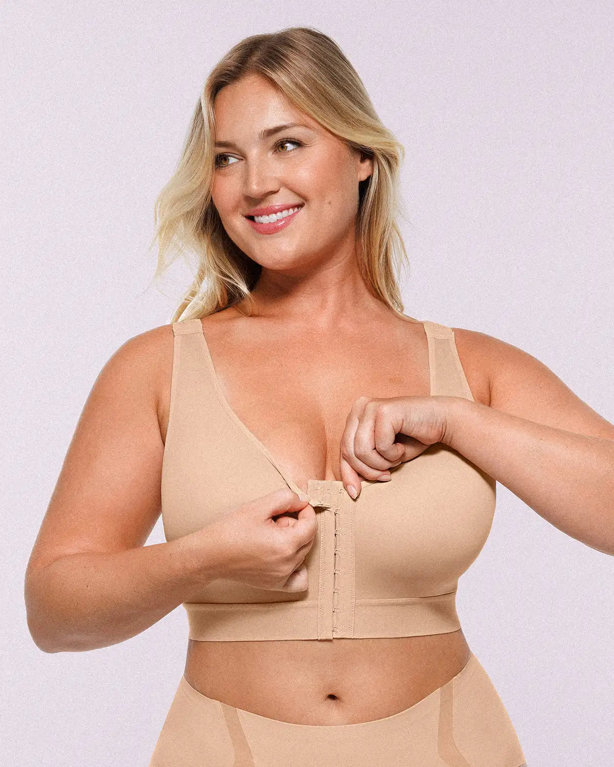 Bare Essentials™ AirSlim® Unlined Wireless Front-Closure Bra