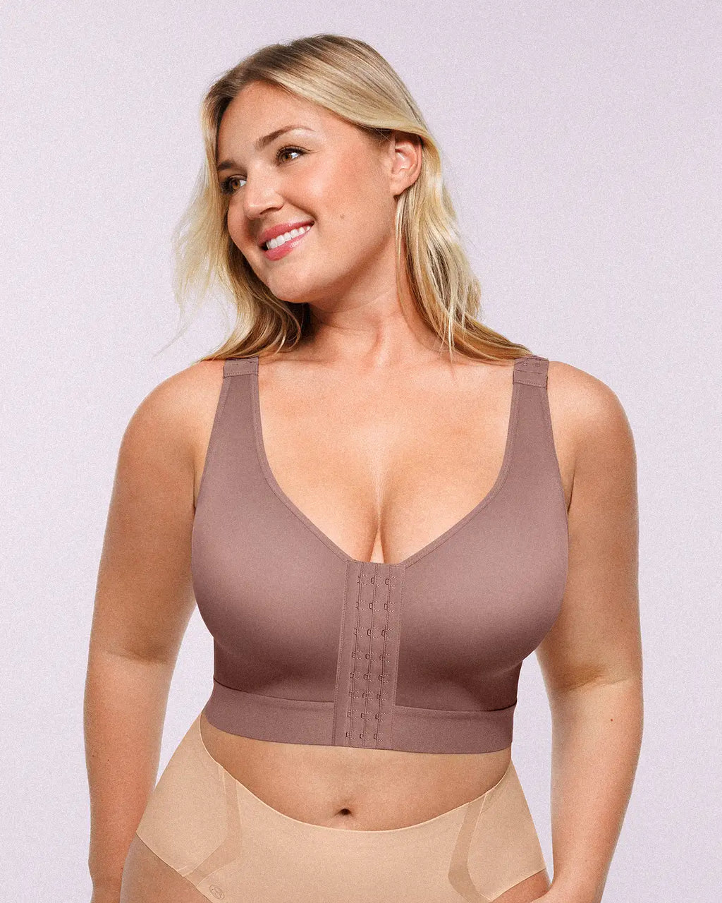 Bare Essentials™ AirSlim® Unlined Wireless Front-Closure Bra
