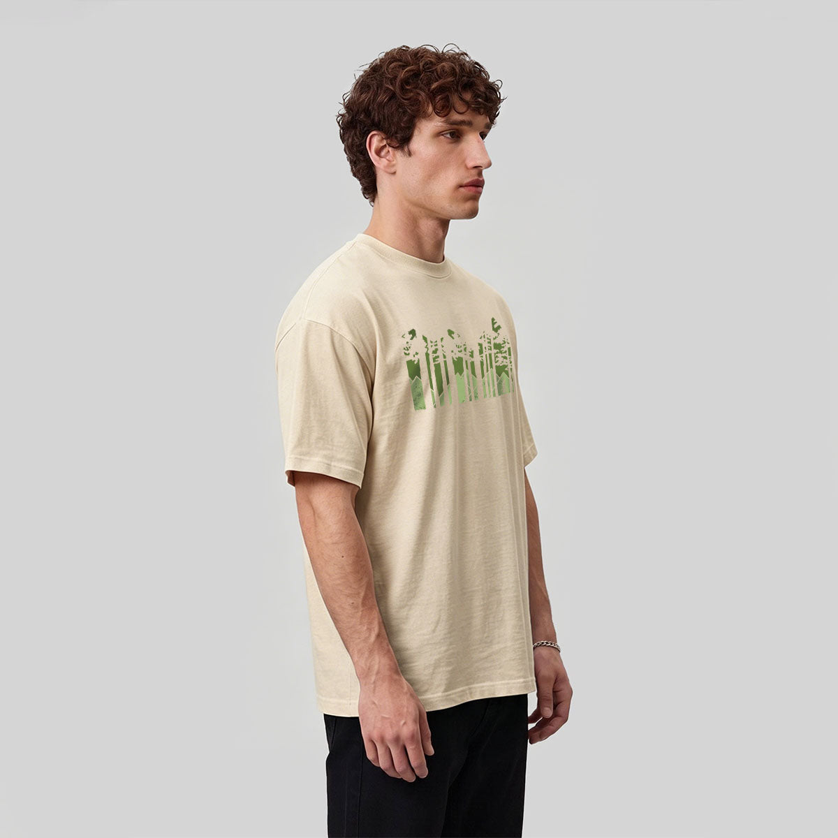 Forest Cycling Nature Casual Premium Cotton T-Shirt