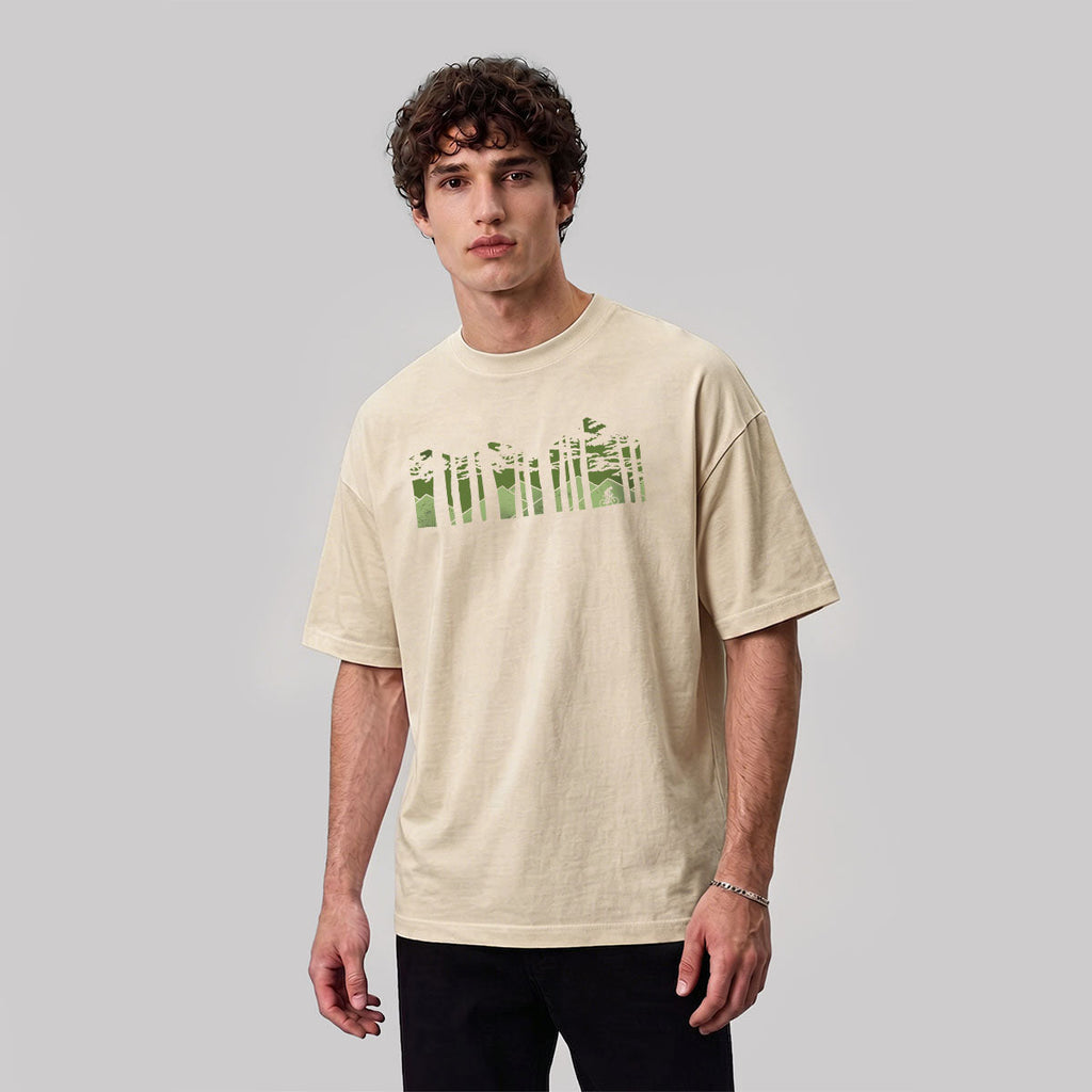 Forest Cycling Nature Casual Premium Cotton T-Shirt