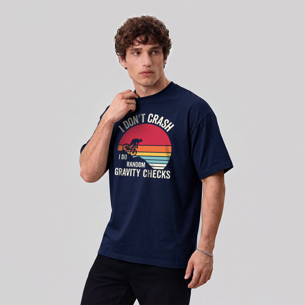 Humorous Cycling Quotes Retro Skin-Friendly T-Shirt