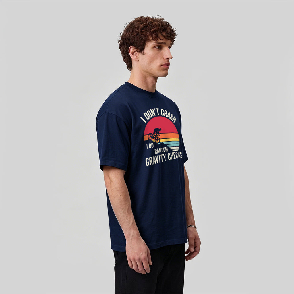 Humorous Cycling Quotes Retro Skin-Friendly T-Shirt