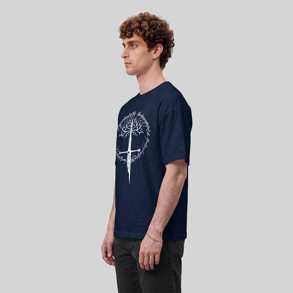 Artistic Pattern Minimalist Premium Cotton T-Shirt