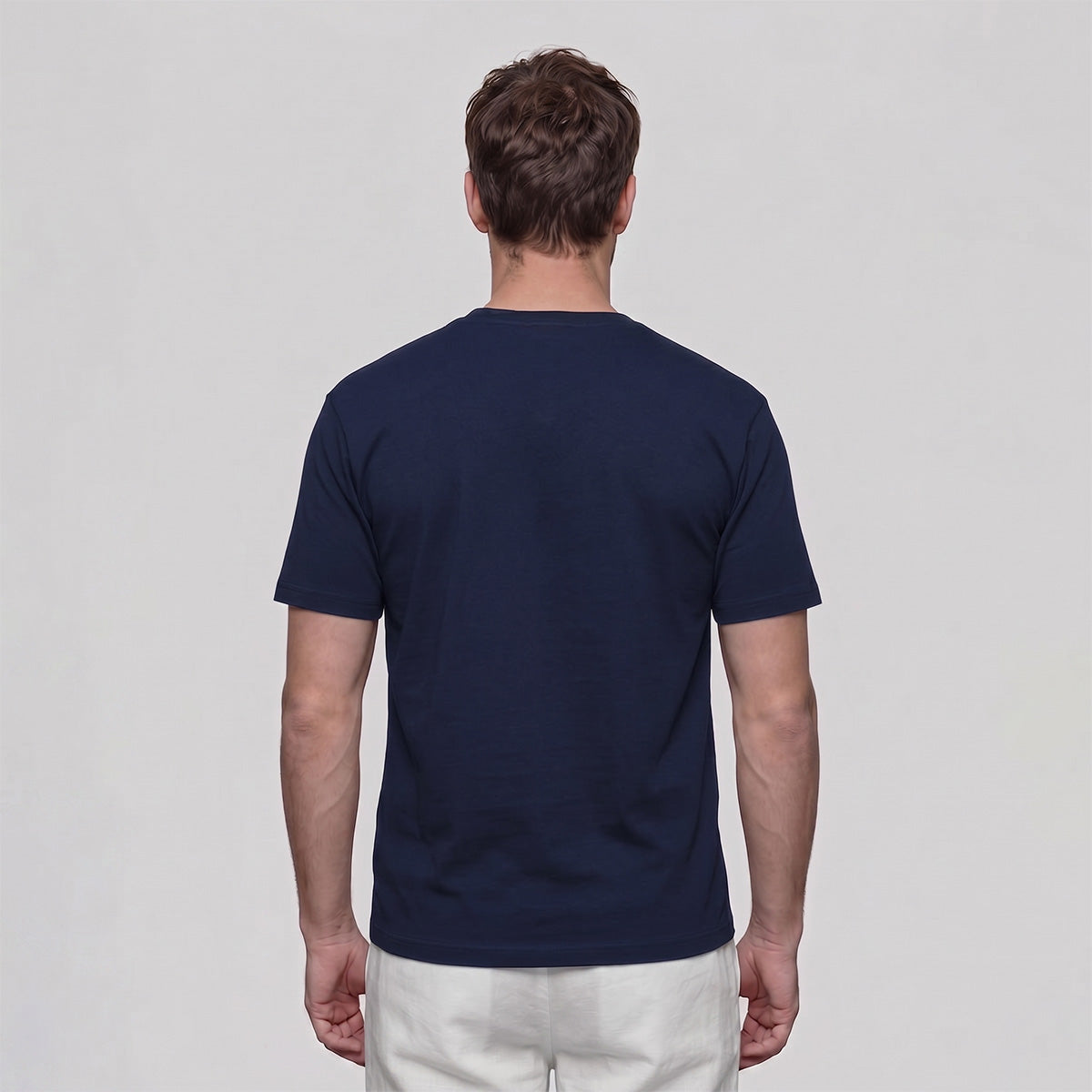 Tree-shaped Pattern Minimalist 100% Cotton T-Shirt