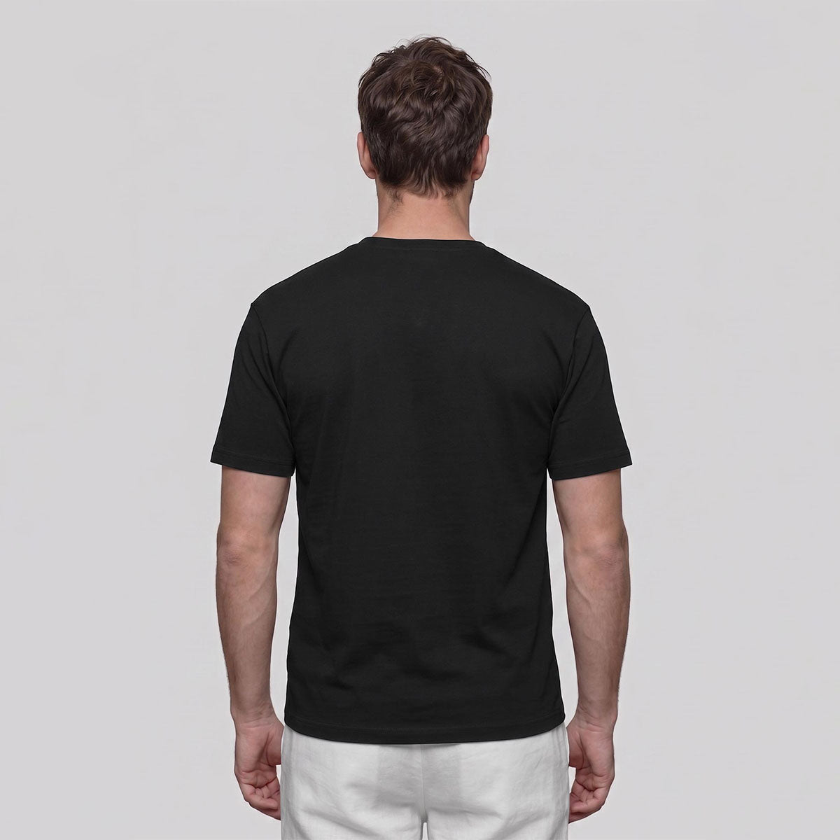 Alien Spaceship Pattern Skin-Friendly Casual T-Shirt