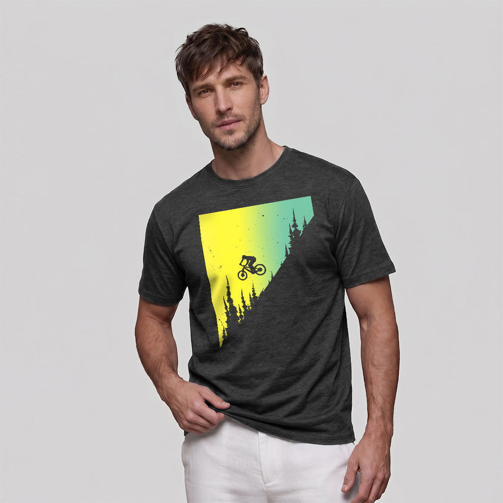 Cycling Adventure Outdoor Casual Soft-touch Feel Tee
