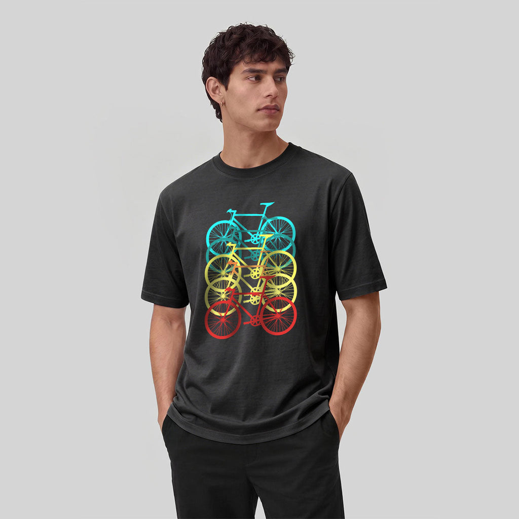 Bicycle Graphic Outdoor Soft Premium Cotton T-Shirt