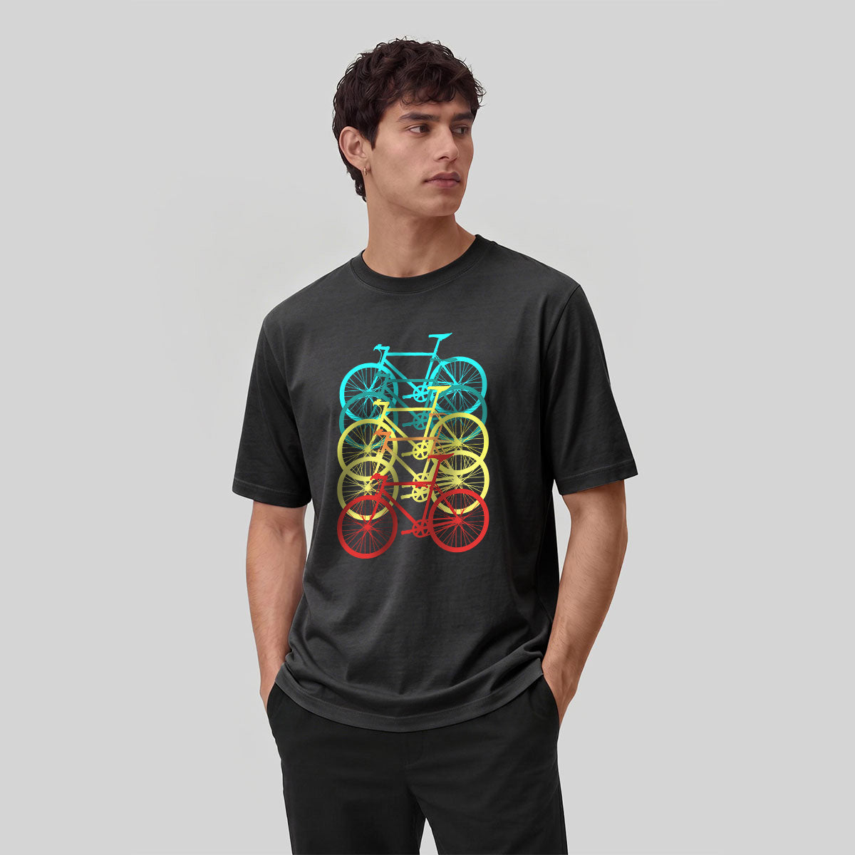 Bicycle Graphic Outdoor Soft Premium Cotton T-Shirt