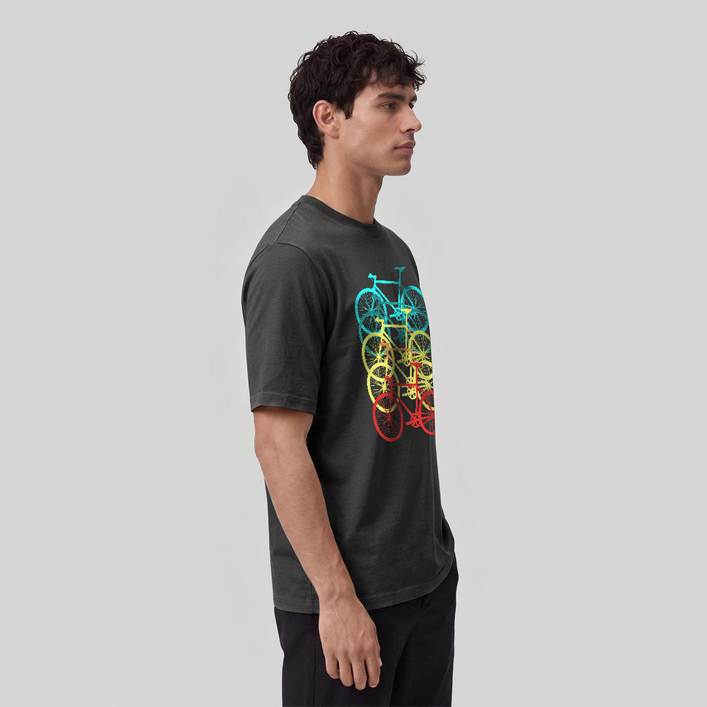 Bicycle Graphic Outdoor Soft Premium Cotton T-Shirt