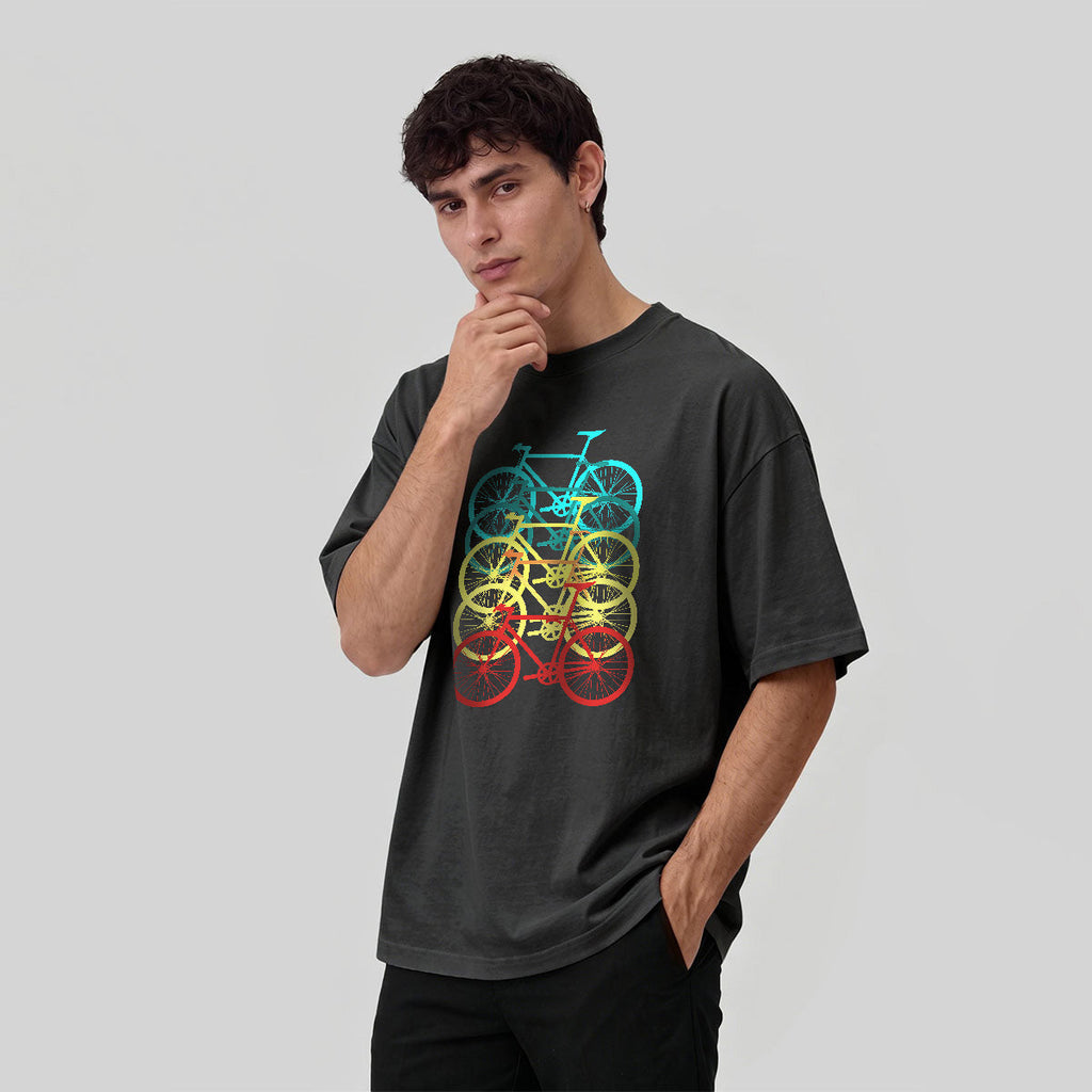 Bicycle Graphic Outdoor Soft Premium Cotton T-Shirt