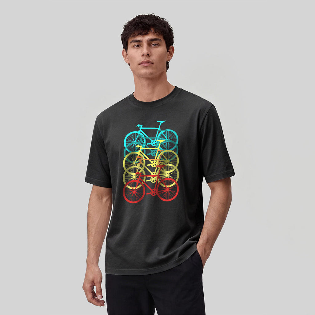 Bicycle Graphic Outdoor Soft Premium Cotton T-Shirt