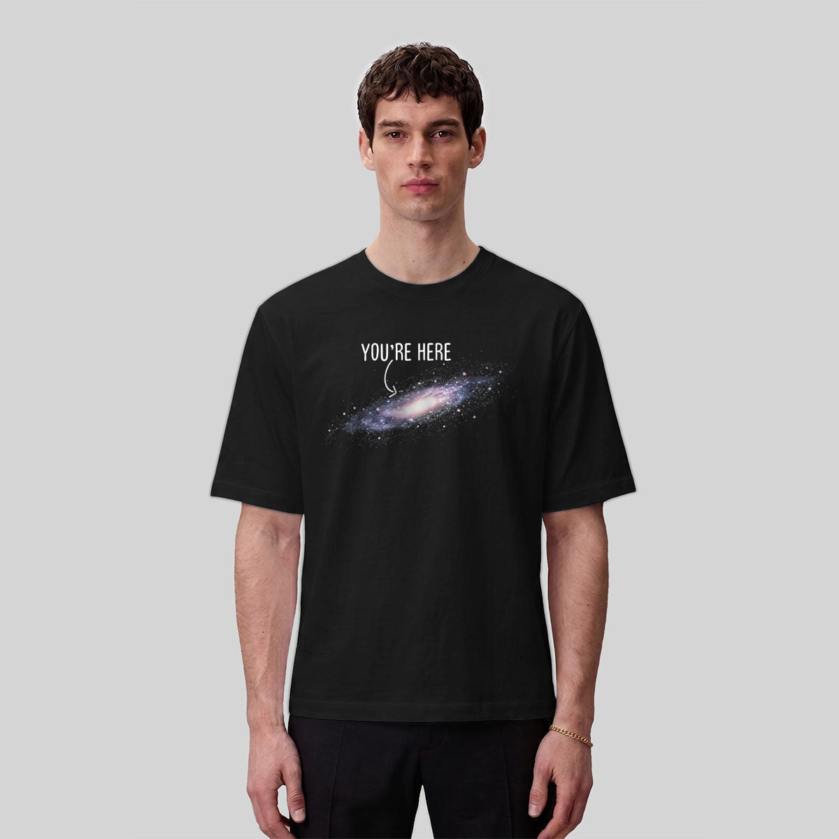 Galaxy Dream Print Casual Cotton T-Shirt