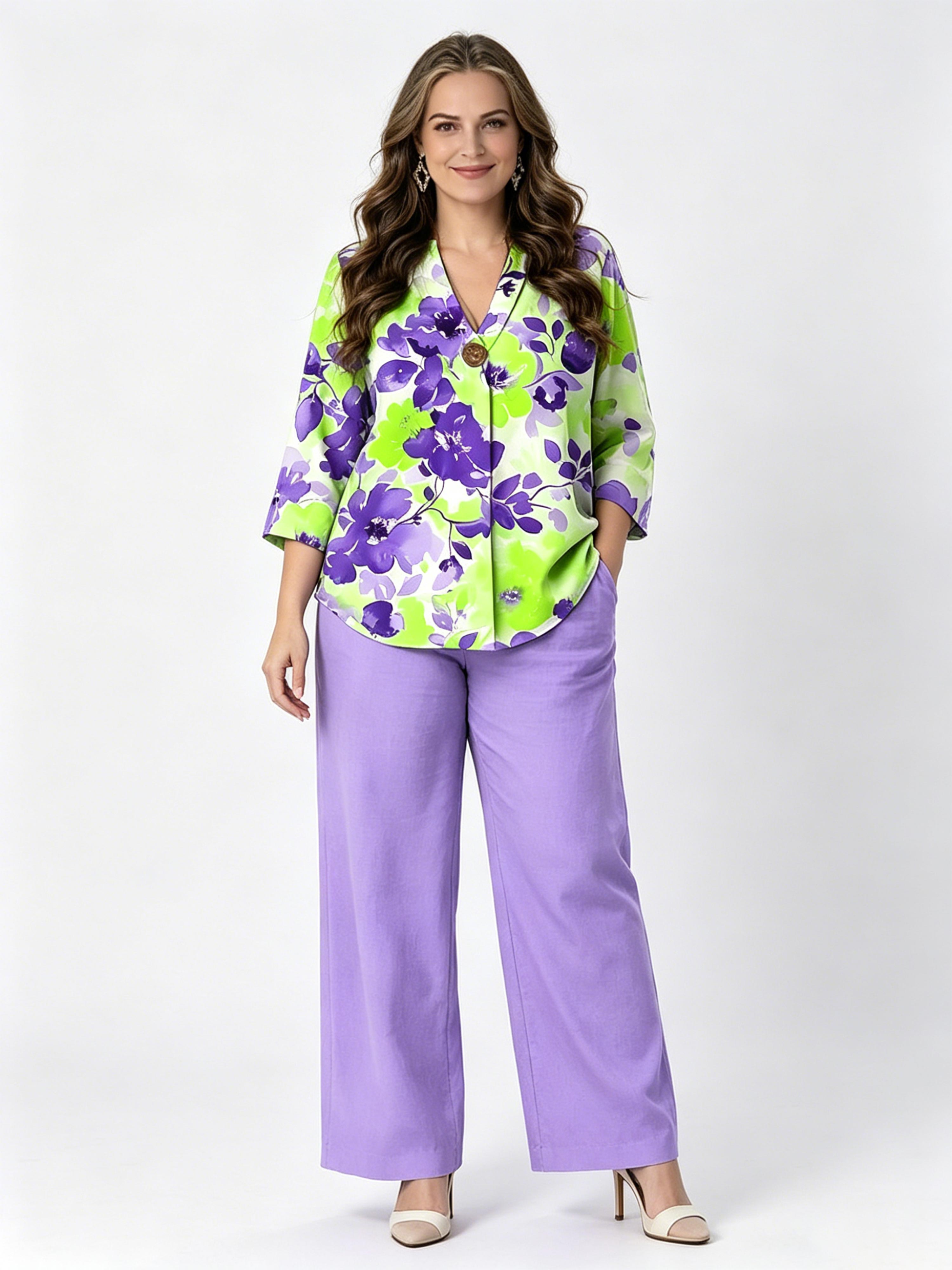 Loose Lazy Casual Vacation Old Money Style Set