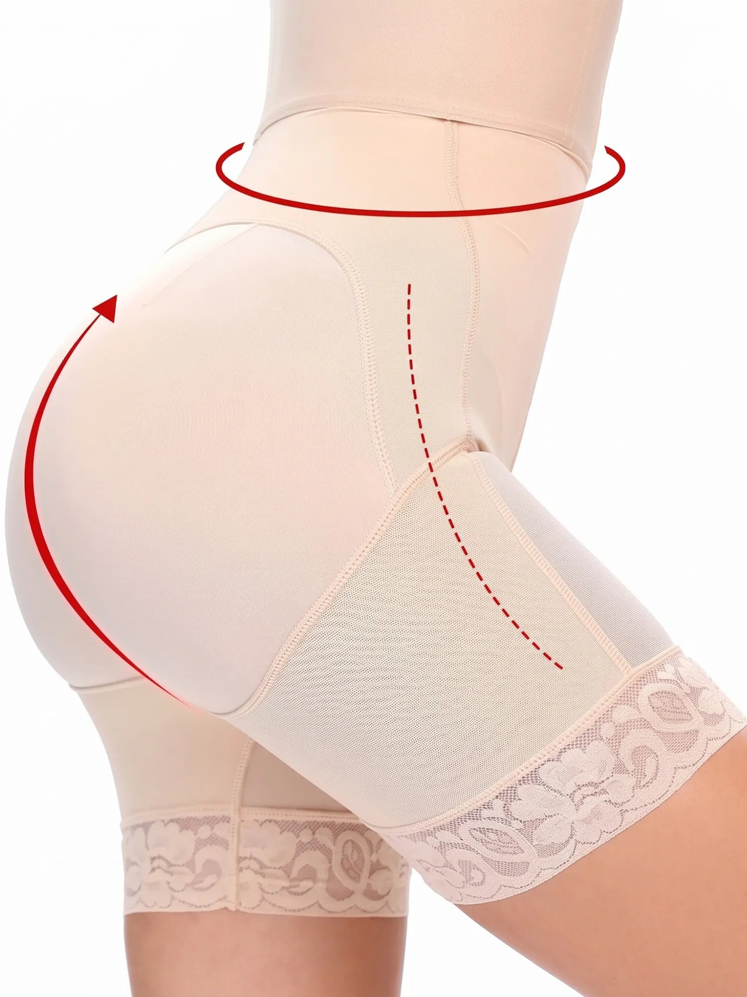 Elastic Tummy Control Butt Lifting Shaping Panties