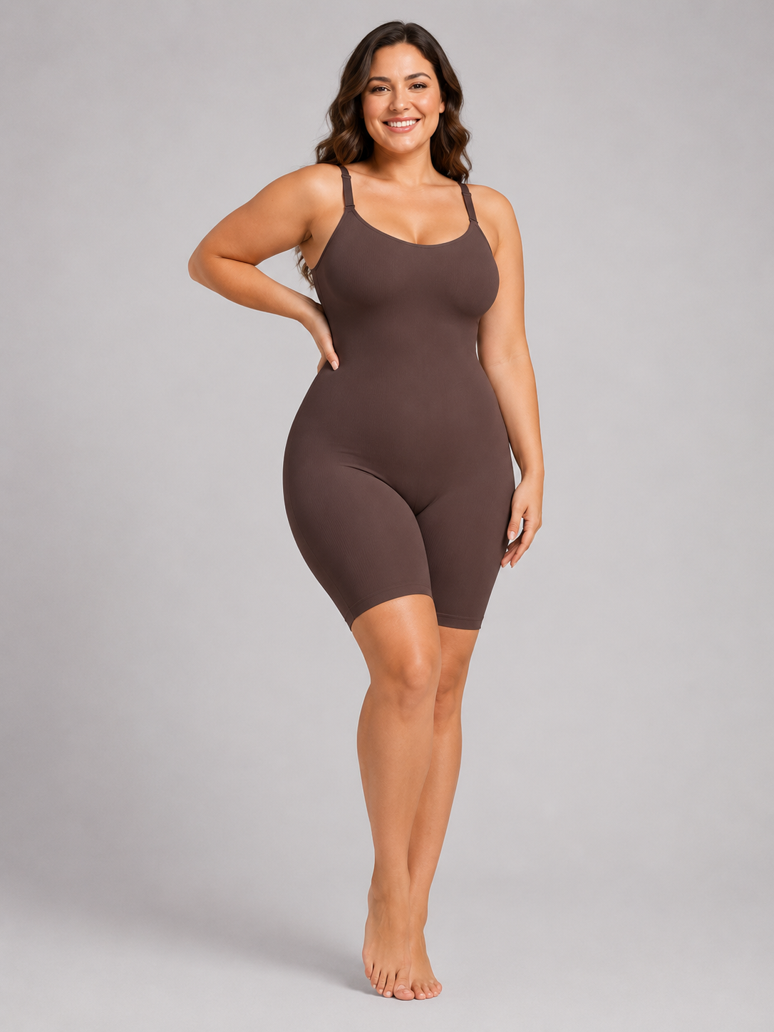 Seamless One-piece Tummy Control Waist Cincher Butt Lifter Shapewear