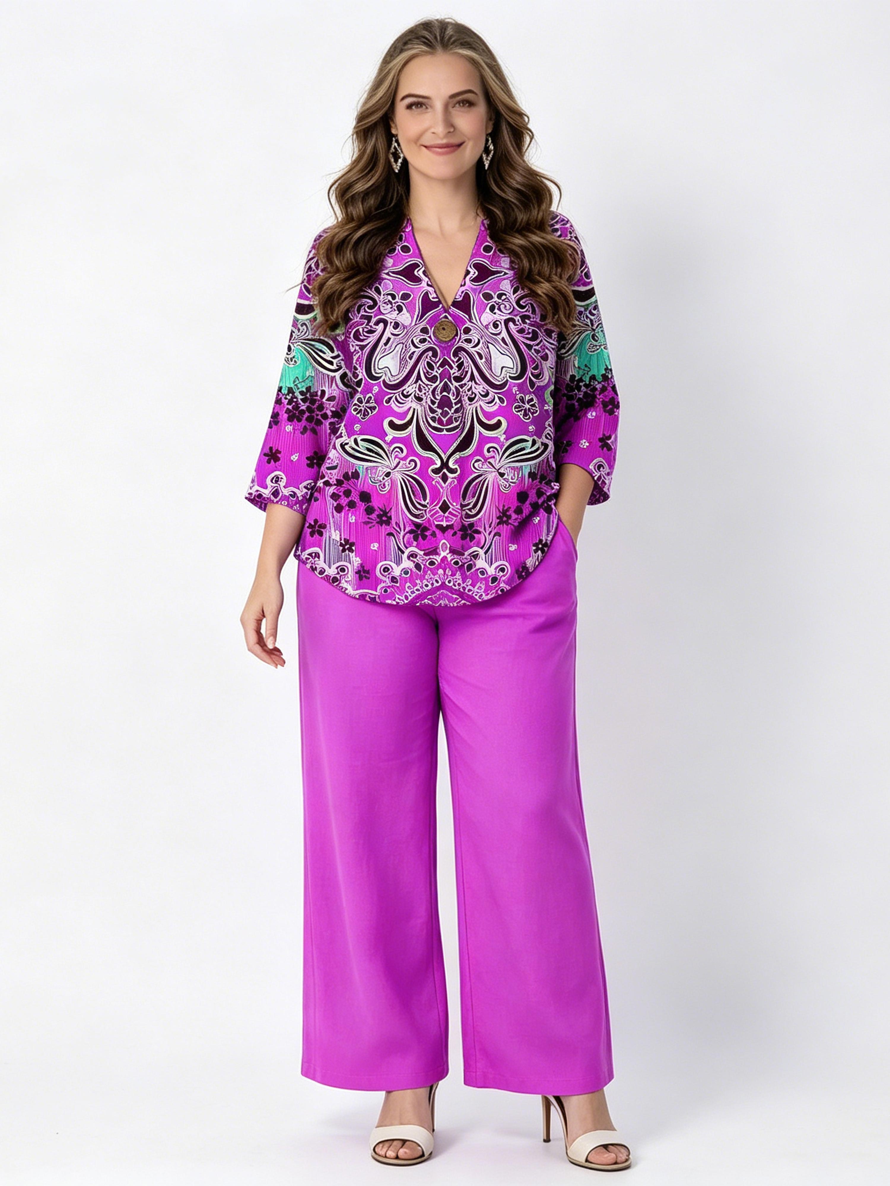 Loose Lazy Casual Vacation Old Money Style Set