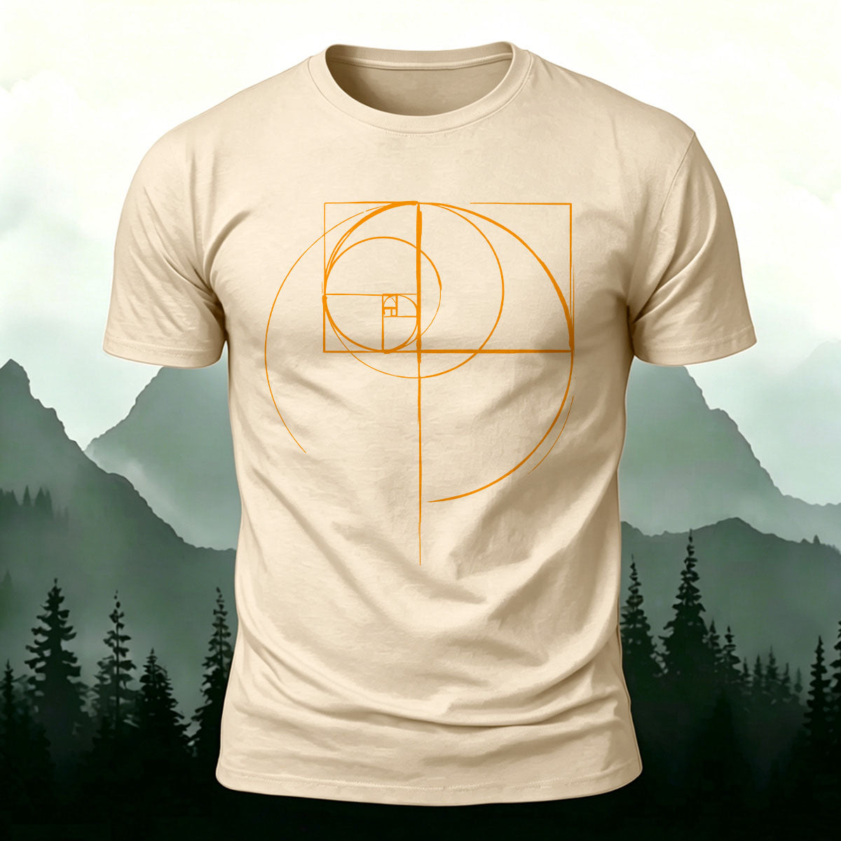 Fun Lines Pattern Minimalist Style Skin-friendly T-shirt