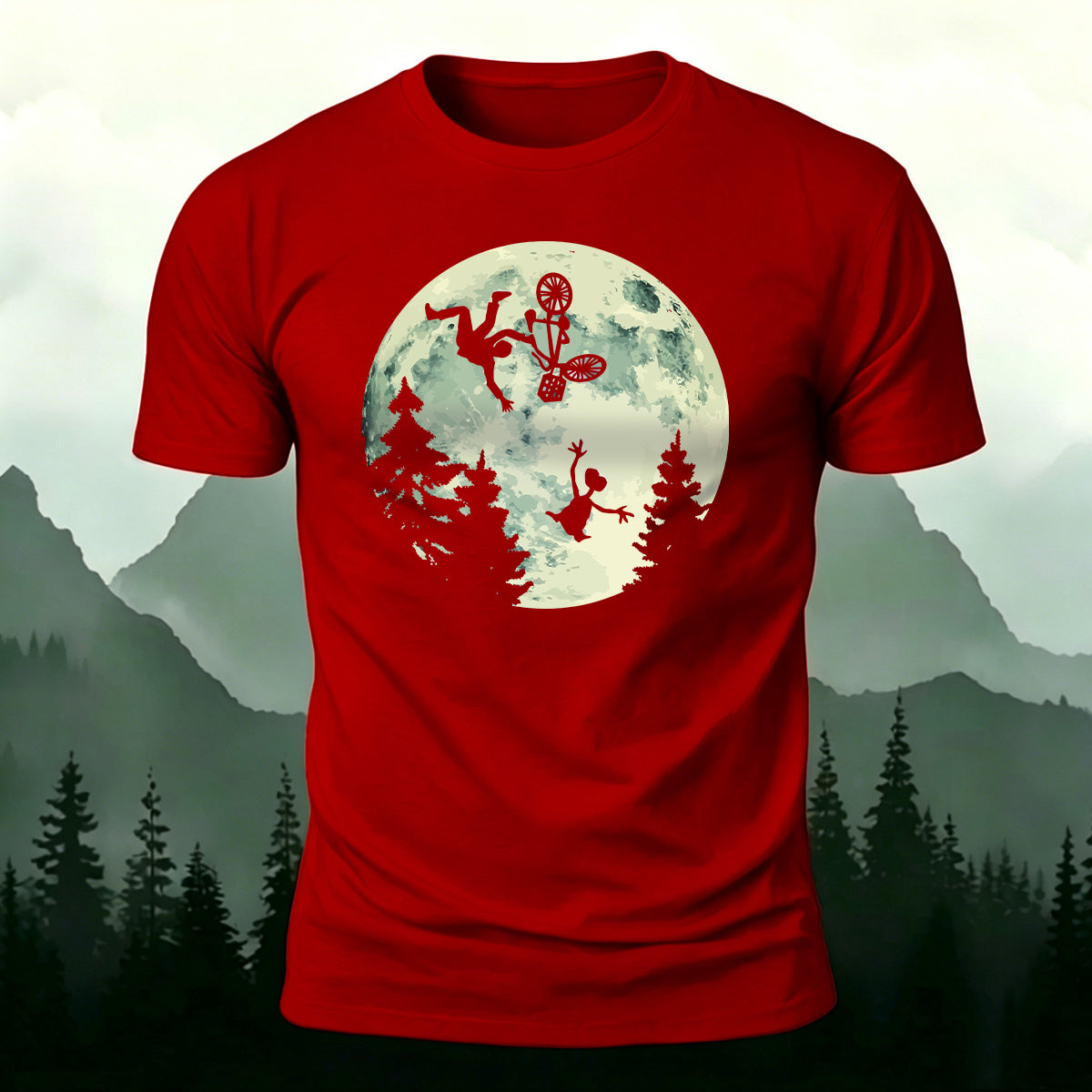 Ride the Moon Casual Cotton T-Shirt