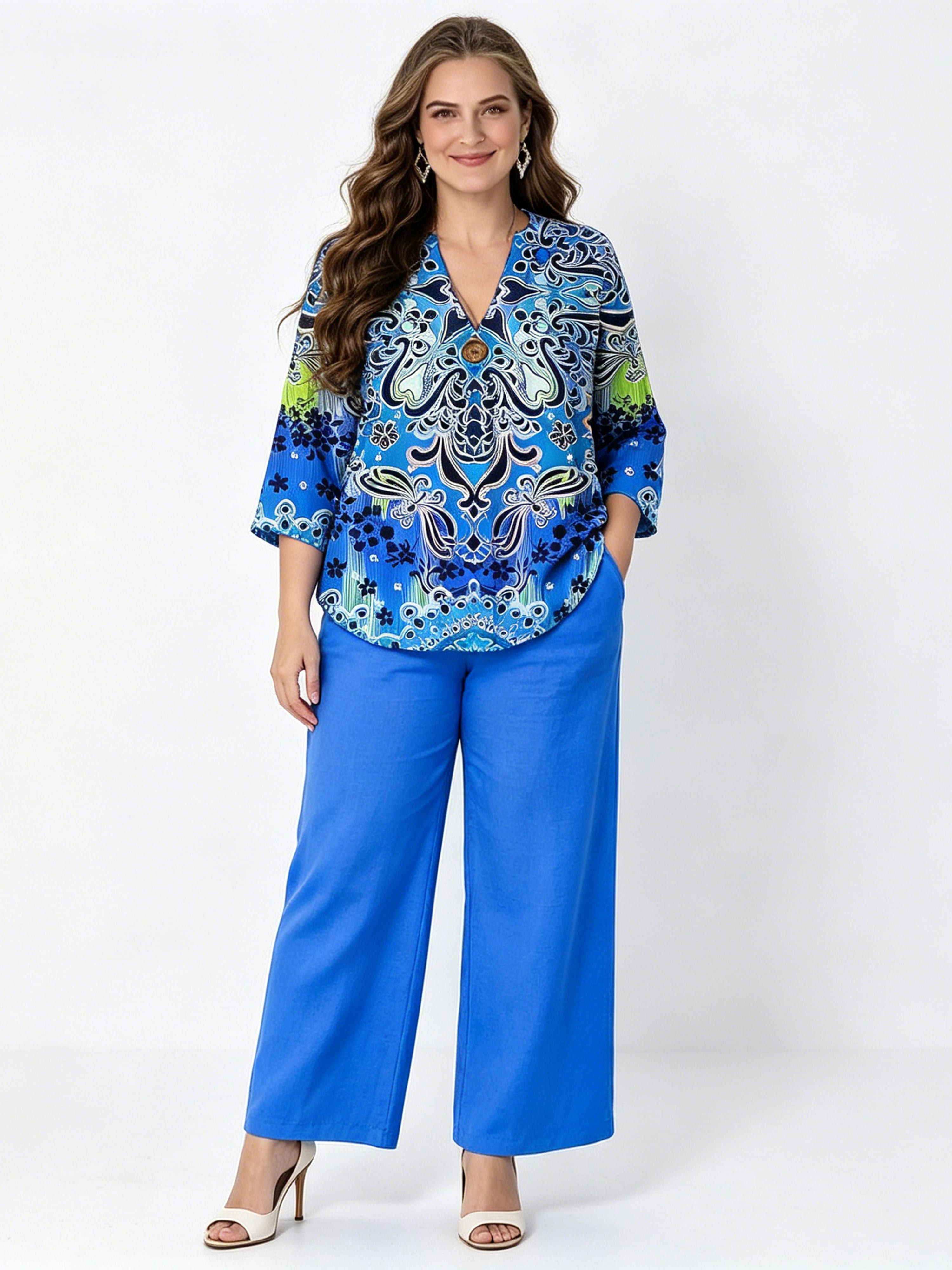 Loose Lazy Casual Vacation Old Money Style Set