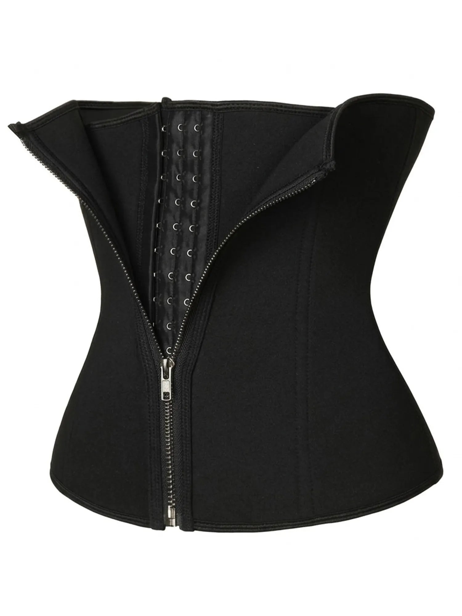 Zipper Hook Tummy Control Fitness Waist Cincher