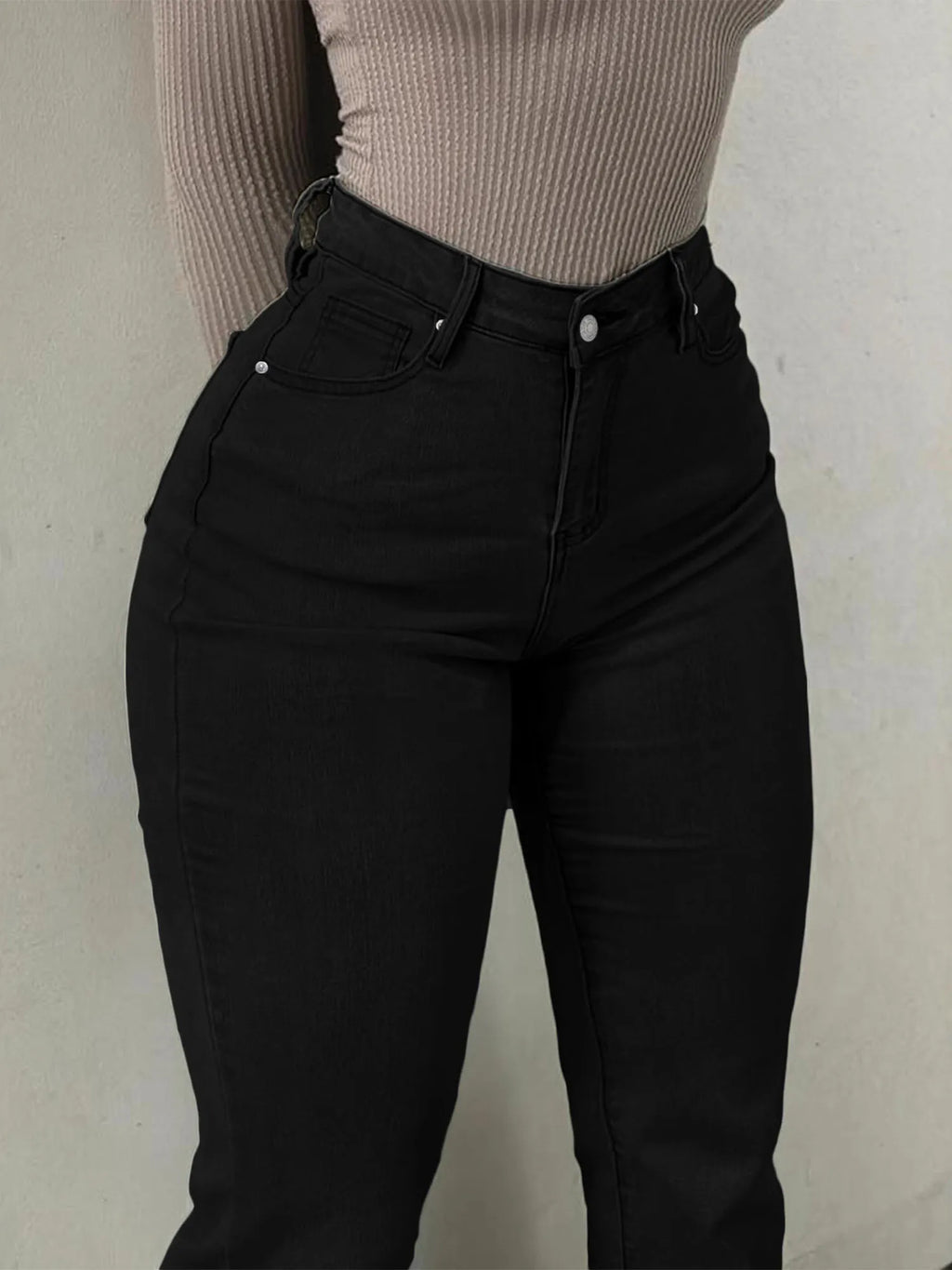 Women High Waist Stretch Slim Butt Lifting Flare Jeans