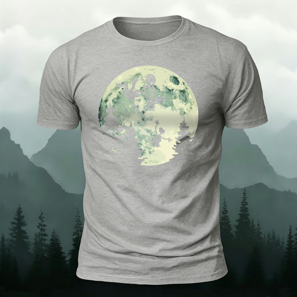 Ride the Moon Casual Cotton T-Shirt