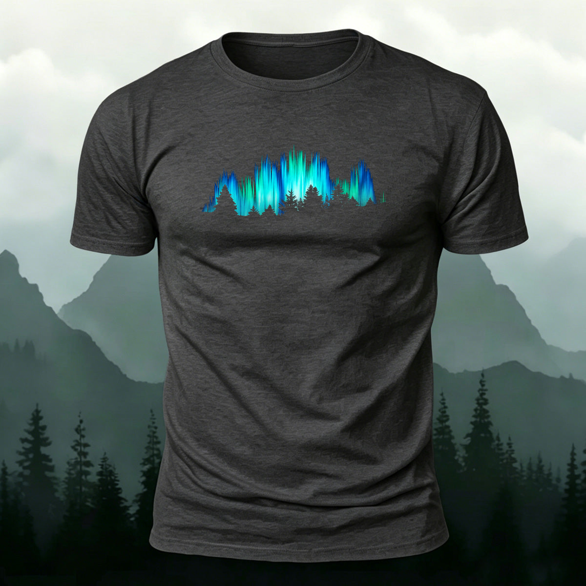 Gorgeous Night View Print Natural Style Breathable T-Shirt