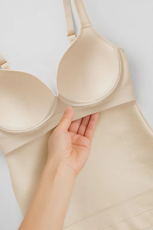 Waist And Tummy Control Padded Cups Straps Versatile Shapewear