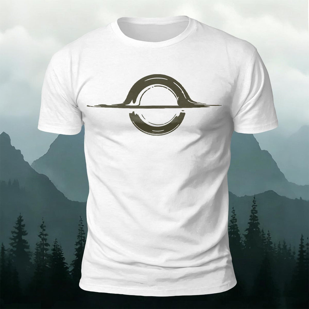 Abstract Sun Moon Graphic Minimalist Premium Cotton Tee