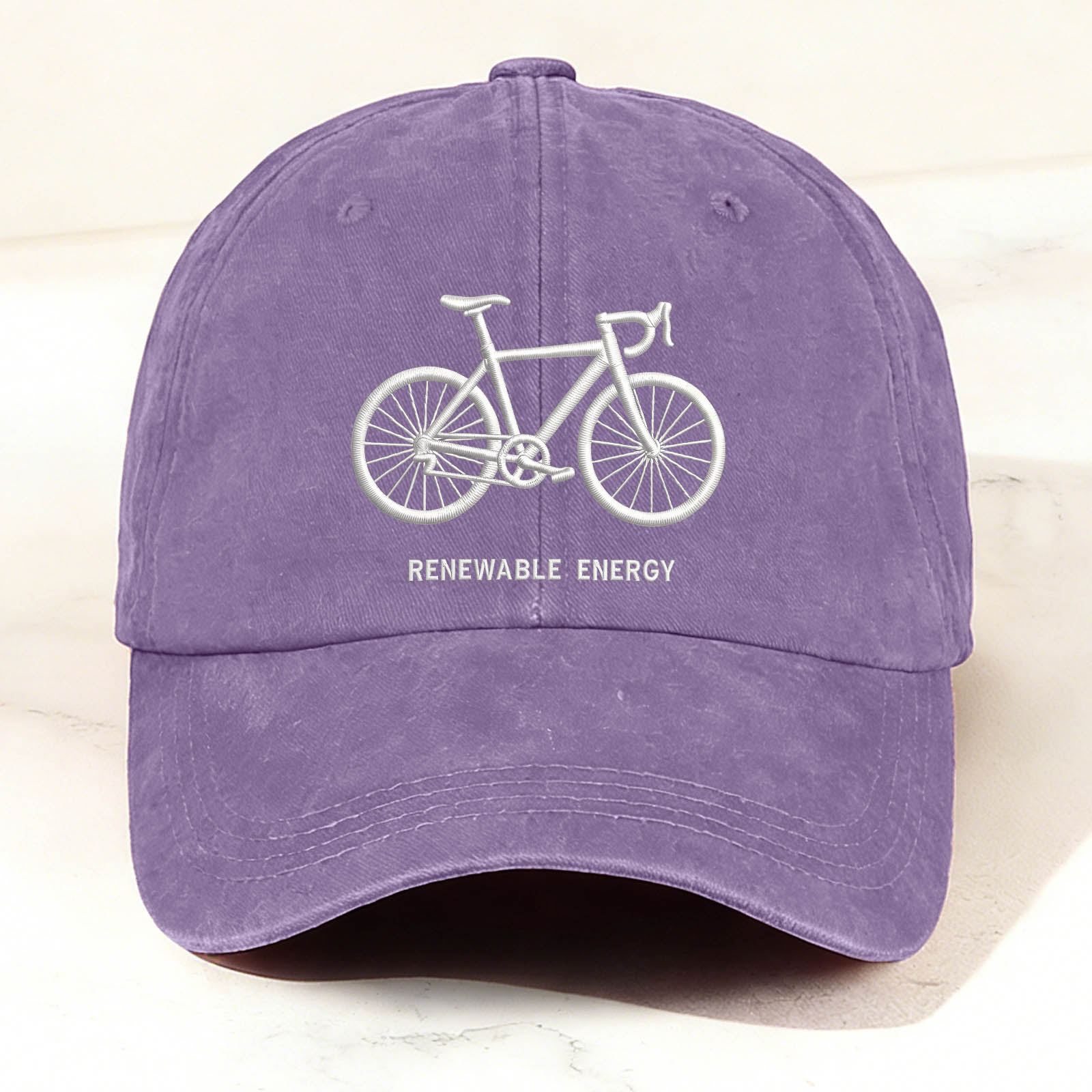 Bicycle Graphic Faux Embroidery Casual Trendy Cap