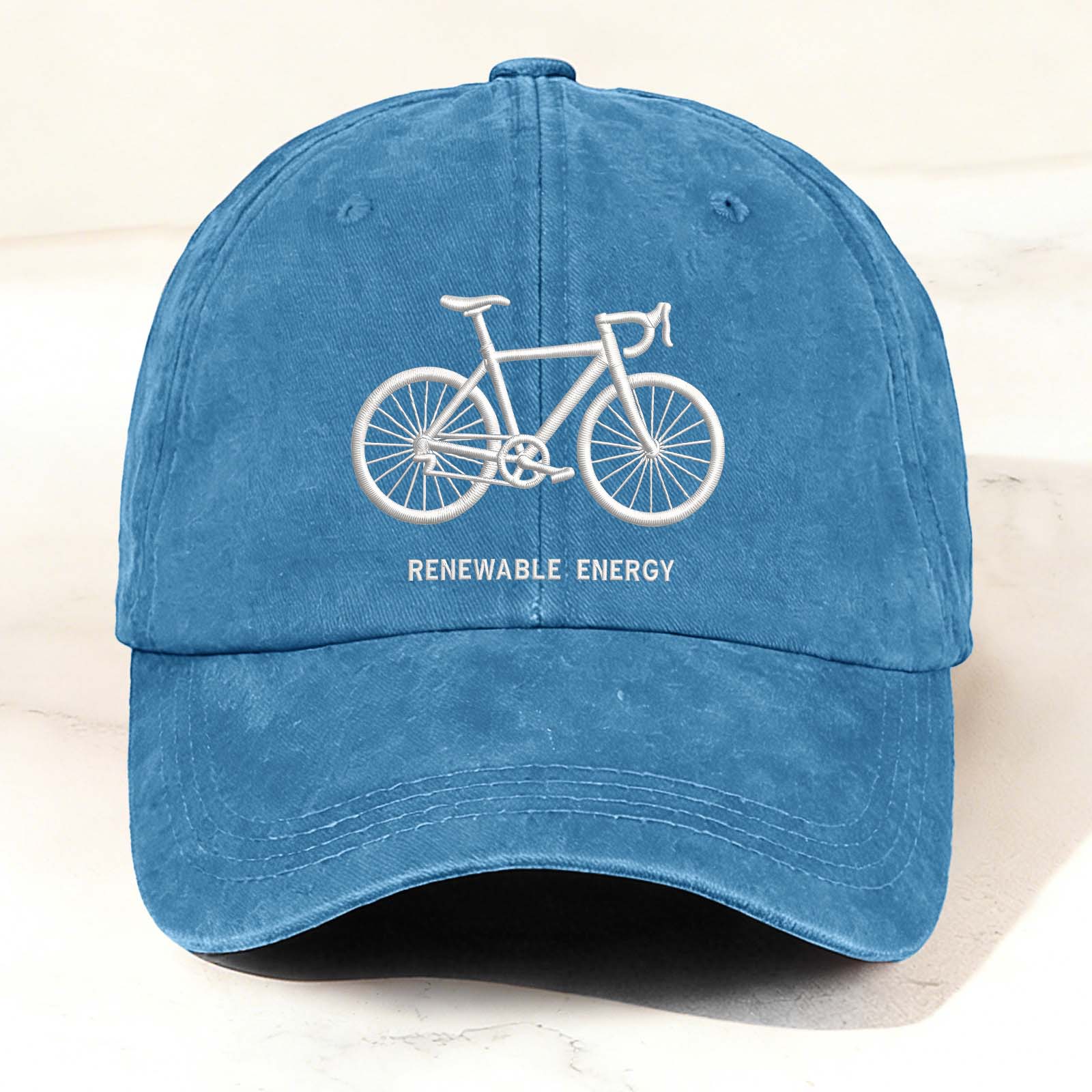 Bicycle Graphic Faux Embroidery Casual Trendy Cap