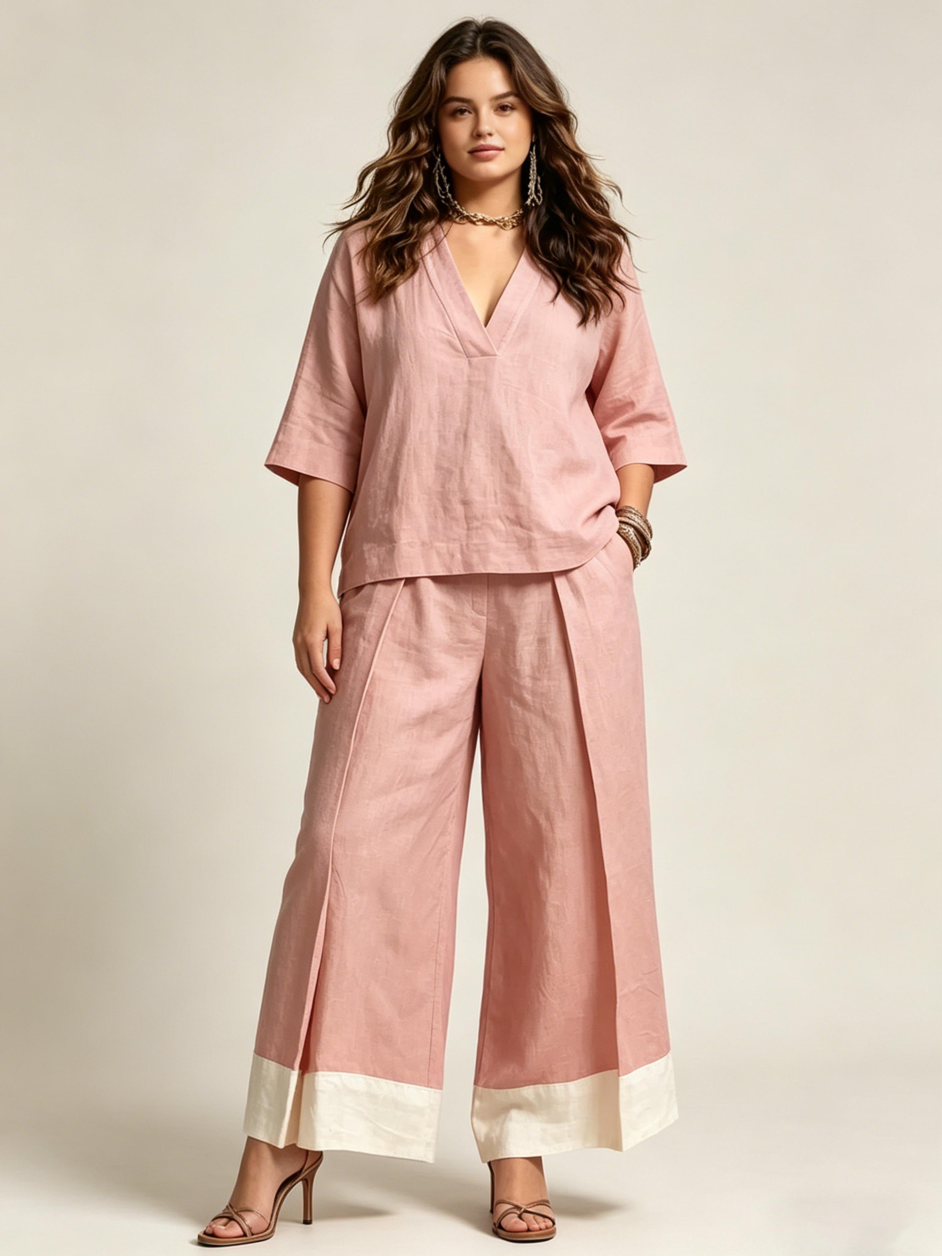 Elegant French Linen and Cotton Set