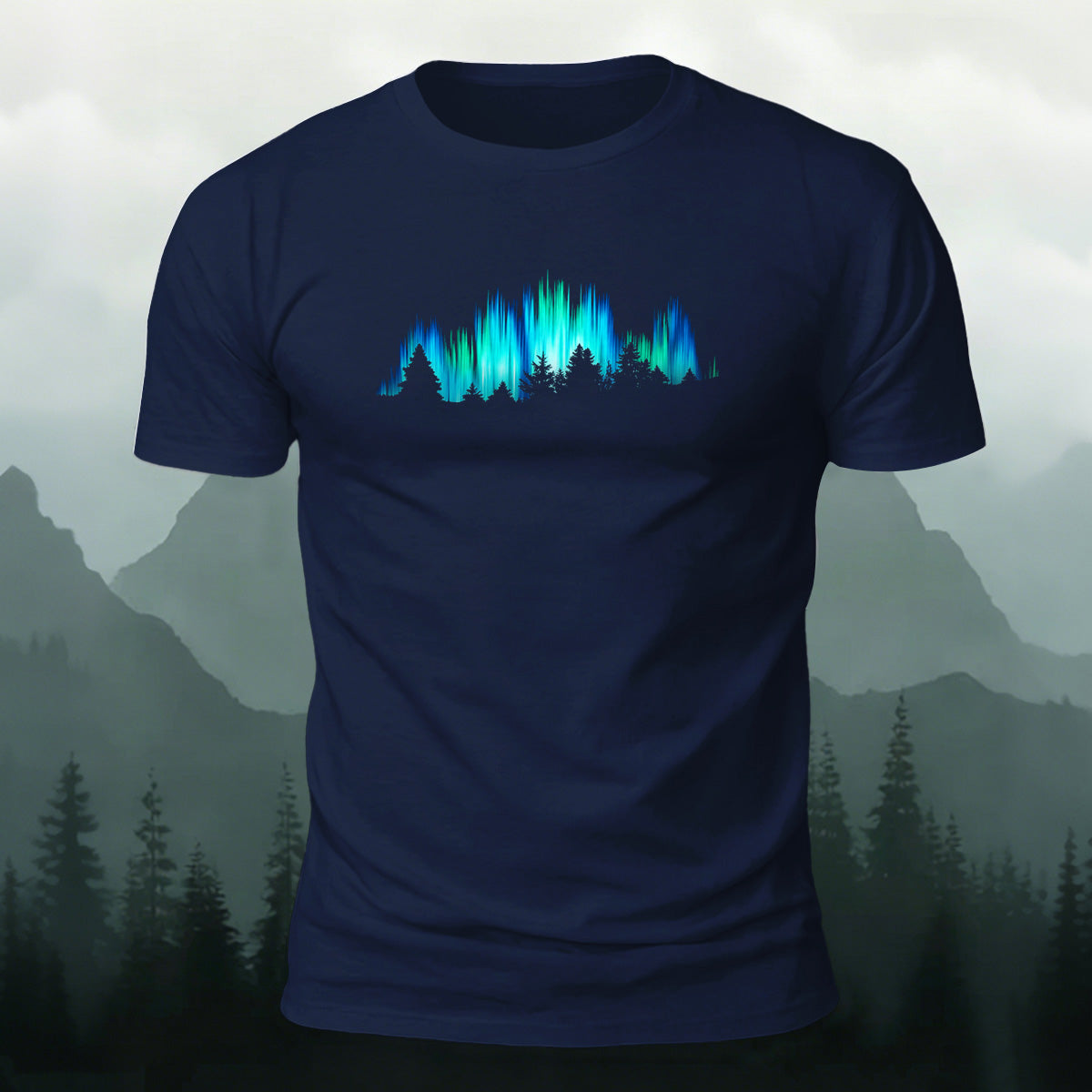 Gorgeous Night View Print Natural Style Breathable T-Shirt
