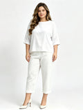 New Arrival Cotton Linen Loose Comfortable Casual Set