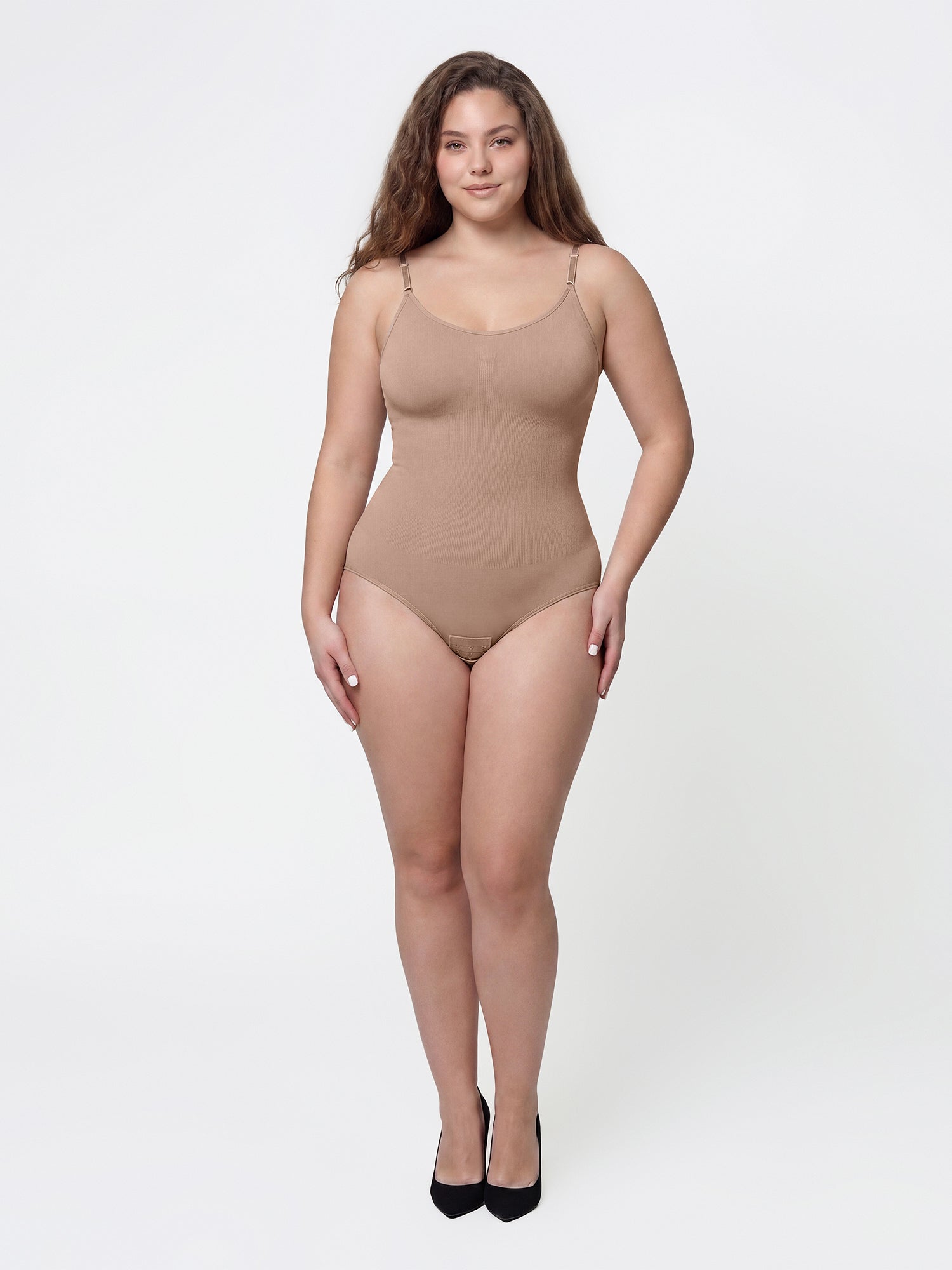 🔥3 PCS just $39.99🔥Tummy Control Bodysuit Thin Strap Butt Lifting Shapewear