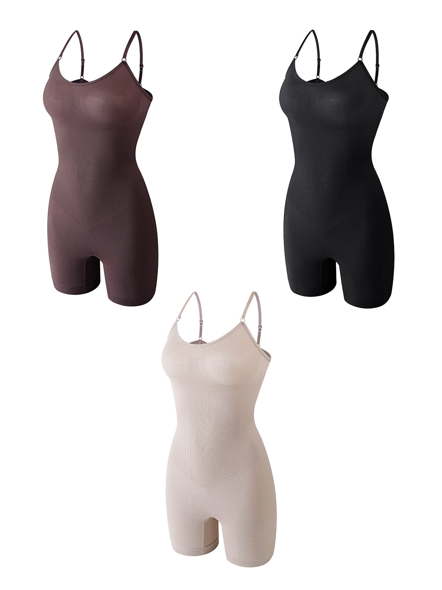 Seamless One-piece Tummy Control Waist Cincher Butt Lifter Shapewear