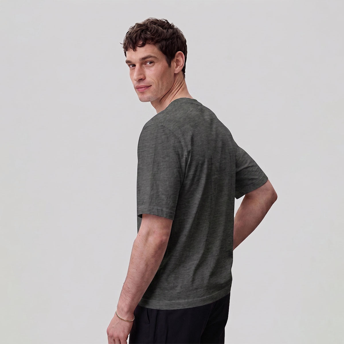 Cycling Line Pattern Skin-friendly Cotton T-Shirt